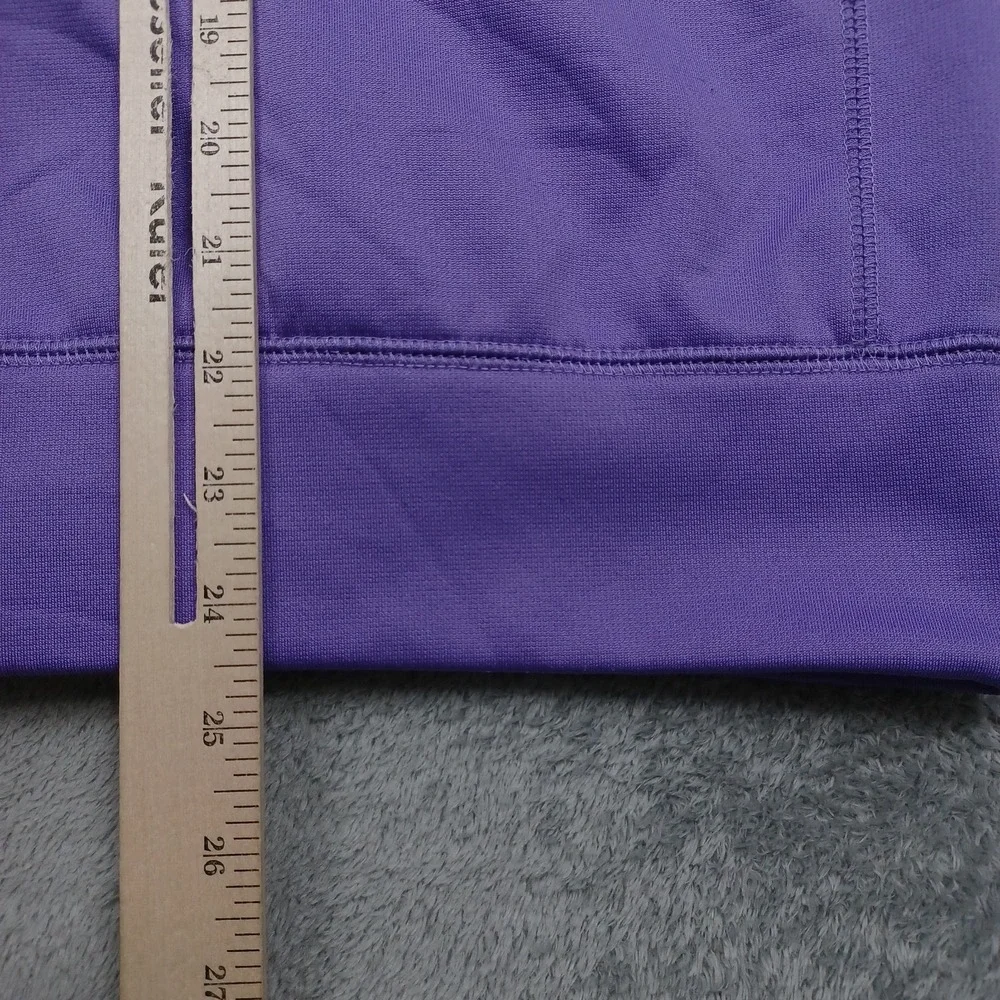 Nike Jacket Womens Large Purple Activewear Full Zip Pockets Gym Training